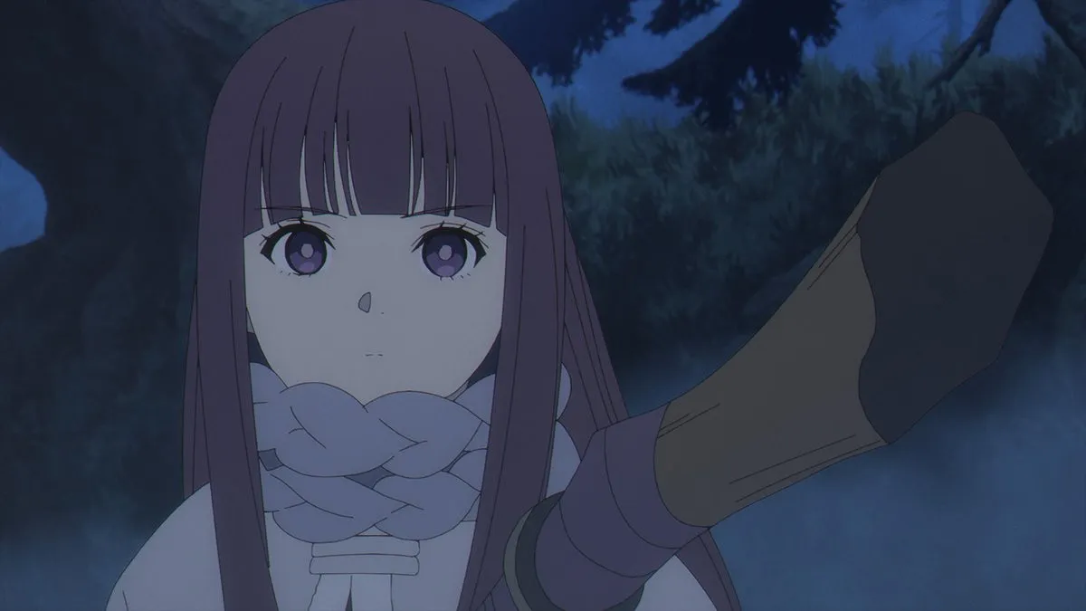 『葬送のフリーレン』キレ顔のフェルン話題　原作漫画ページに「確定申告を終えたときのわい」