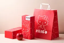 カスタードアップルパイ専門店「RINGO」とハローキティがコラボ　限定パイと特別グッズのセットが登場