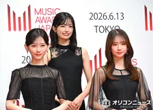 乃木坂46五百城茉央・池田瑛紗・菅原咲月、エレガントなブラックドレス姿　「MUSIC AWARDS JAPAN」エントリーに喜び