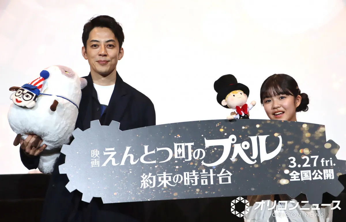 西野亮廣、映画舞台あいさつにゲストで登場もマイク握り「MCを務めさせていただきます」　ルビッチ役・永瀬ゆずな相手に裏話トーク