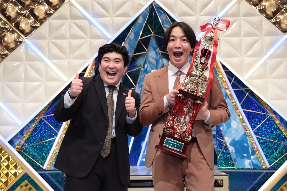関西若手芸人の登竜門『NHK上方漫才コンテスト』例えば炎が優勝　“憧れ”の先輩との決勝戦制する【コメント】
