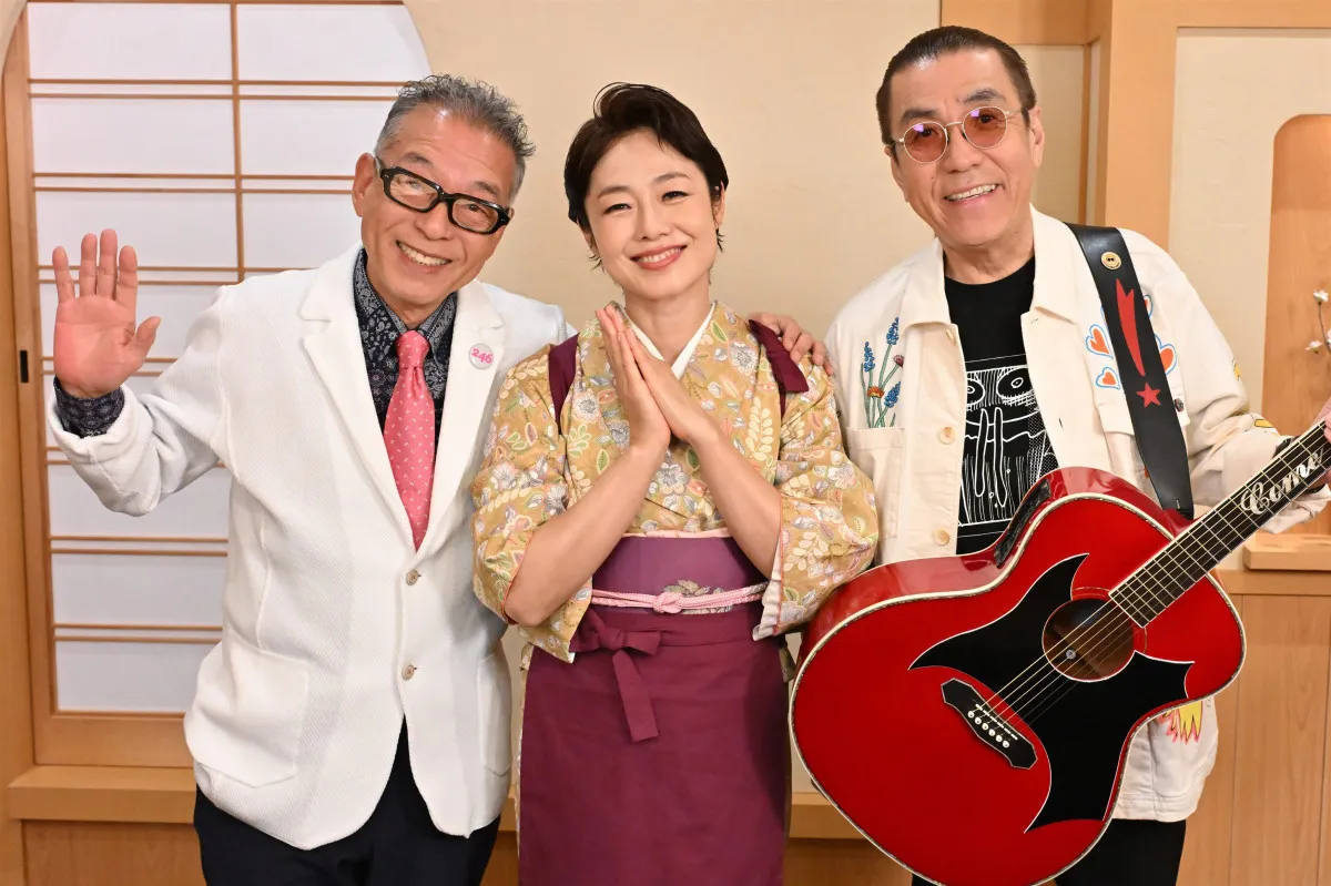 円広志＆嘉門タツオ、久しぶりの再会→“関西芸能界”の逸話に有働由美子アナも驚き