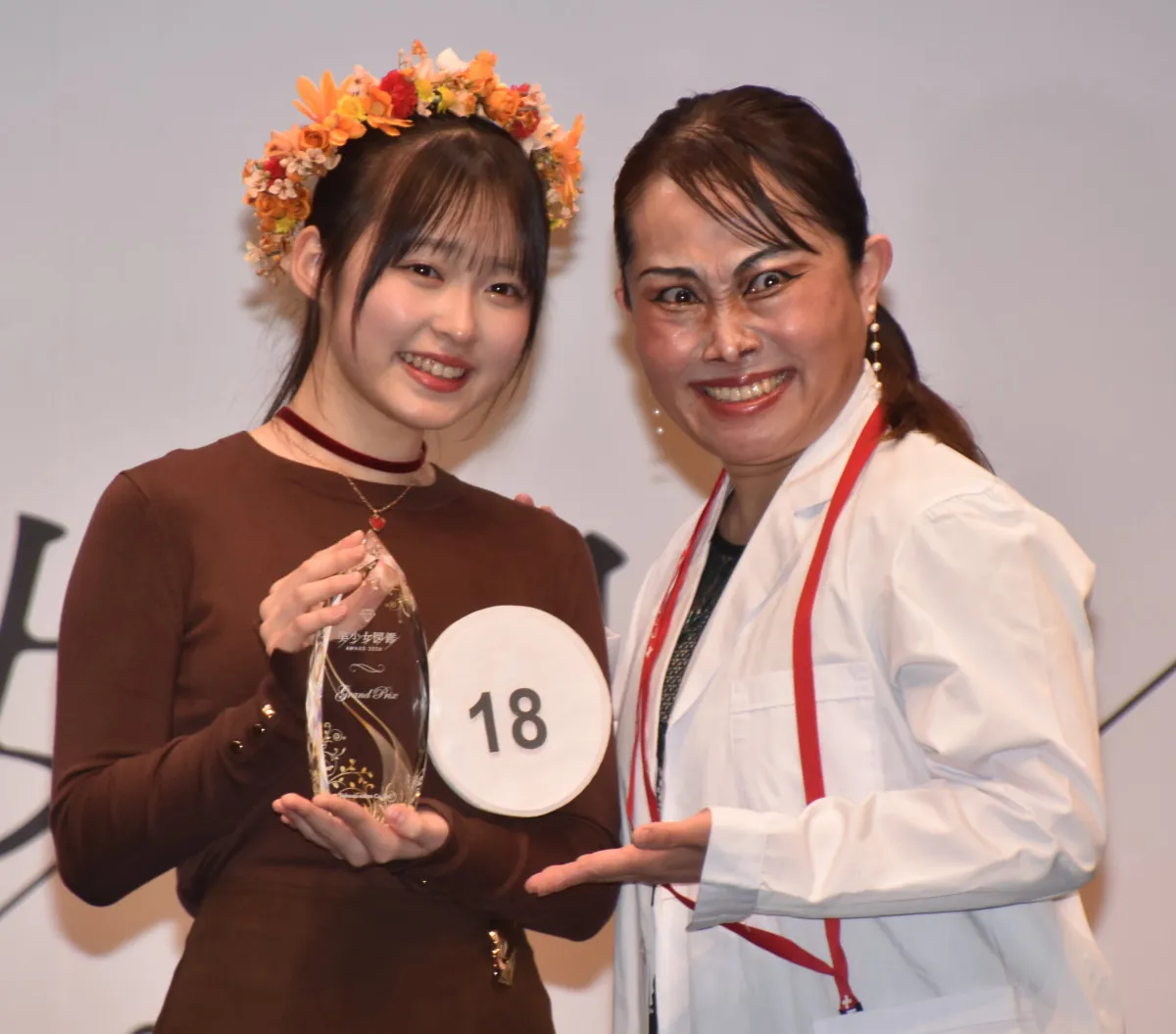 キンタロー。『R-1グランプリ』決勝に残れず　同日開催の『美少女図鑑』の最終審査に登場　ファイナリストの小顔に衝撃「大顔ブームは一向に来ません」