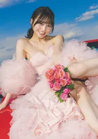 #ババババンビ・宇咲、美デコルテ全開の“ウエディングフォト風”グラビア