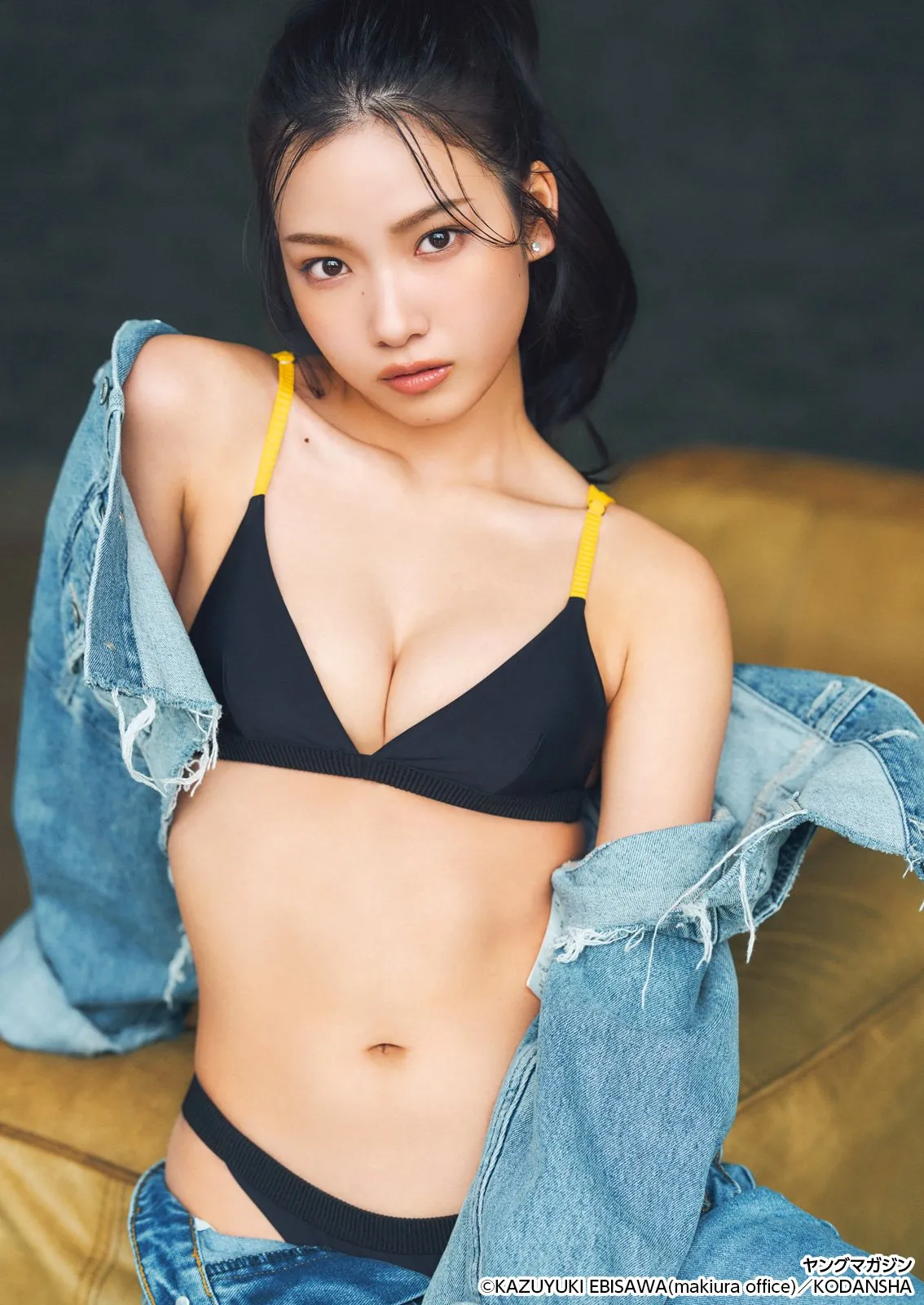 “19歳・黒髪美女”松山玲菜、フレッシュボディを大胆に
