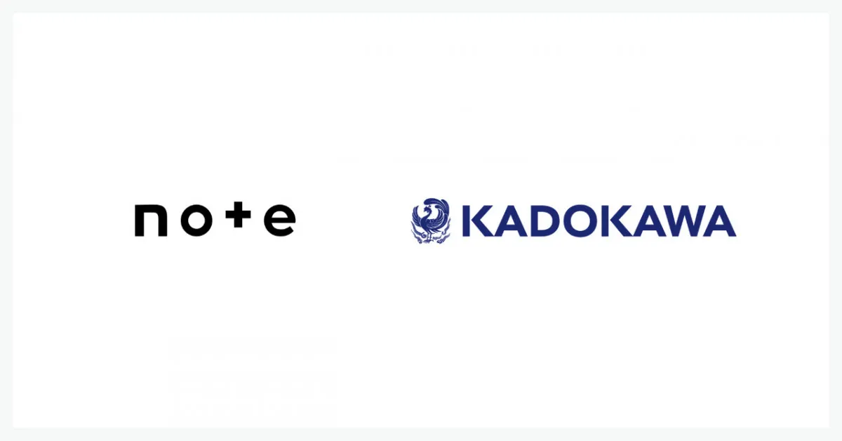KADOKAWAとnote、資本業務提携を締結　創作活動を支援する、次世代IP運用エコシステムの構築へ