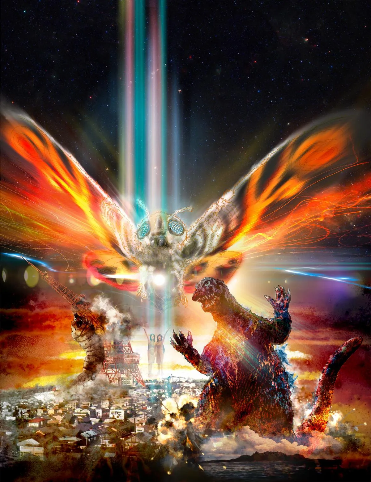 樋口真嗣氏、ゴジラ・ストアの春季キャンペーンでモスラを描き下ろし「多幸でございました」