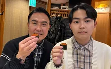 市川右團次＆右近が親子共演　仲良くペアルック「いい思い出になります」　『小粋な一献』きょう最終回