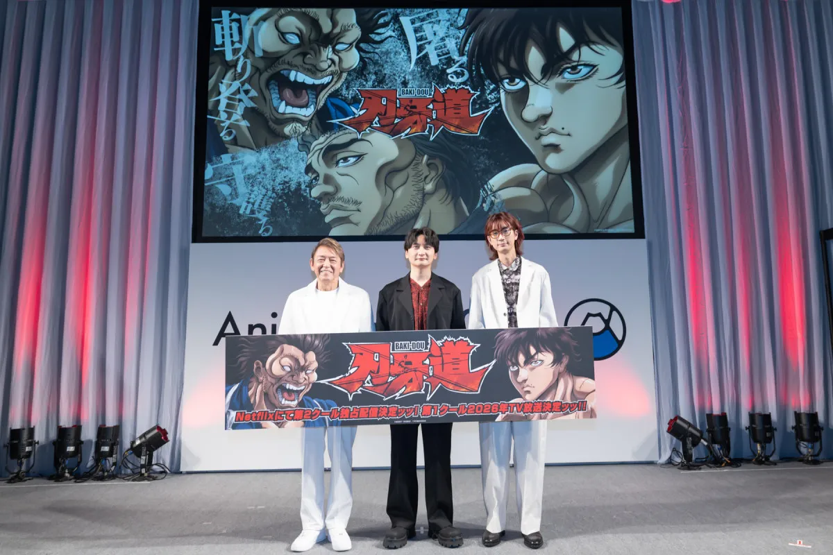 『刃牙道』“花山薫”江口拓也、“本部以蔵”内田直哉との裏話「現実世界でも激突してまして…（笑）」　収録後に朝まで飲み明かす