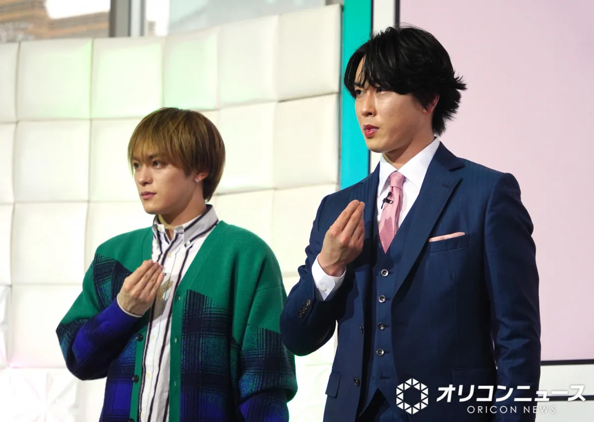 TravisJapan松倉海斗、“先輩”宮舘涼太への“タメ口”に「ドッキドキ」　2人で撮影現場に差し入れも