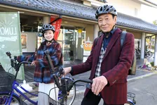72歳・三田村邦彦、斉藤雪乃とチャリ2ショット   「人生72年生きて…」奈良・斑鳩で衝撃＆究極グルメ発見