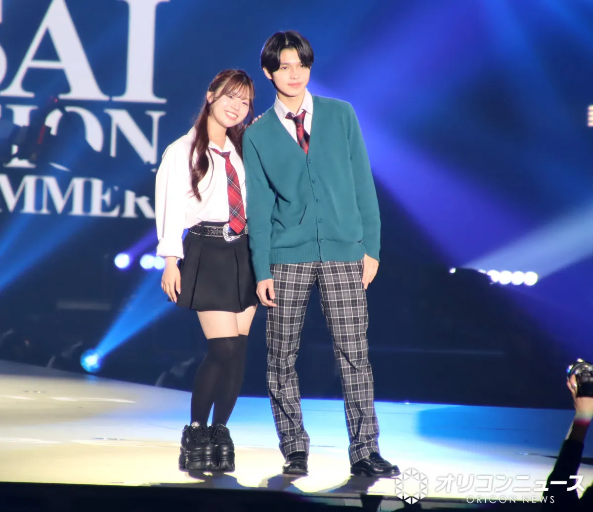 『今日好き』しゅんゆまカップル、ドームで全力ノロケ　腕組みランウェイ【関コレ】