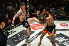 【RIZIN】萩原京平、パンチ連打浴びて試合ストップ　実質TKO負けも記録はノーコンテスト