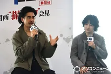 伊藤英明＆染谷将太、異例の“映画撮影中”会見「普通だったら…」　企画・制作が意図語る