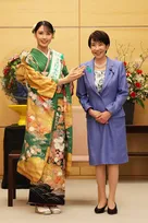 ミス日本みどりの大使・永田愛実、『緑の募金』PRのため高市早苗総理大臣を訪問　「温かい笑顔でお話してくださいました」