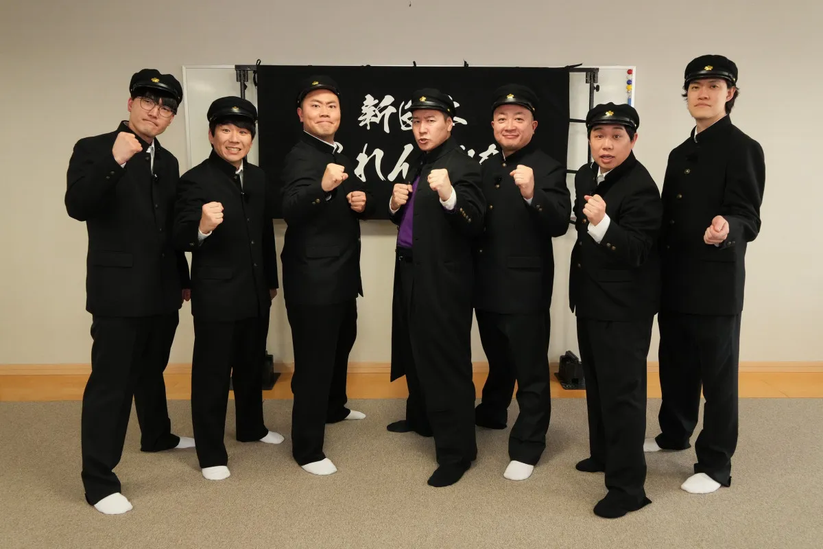 『新しいカギ』が『JUNON』に登場　霜降り明星、チョコレートプラネット、ハナコが制服姿で