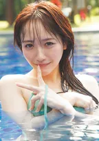 STU48“エース”石田千穂、卒業前に大胆な姿披露→“美尻”が話題に