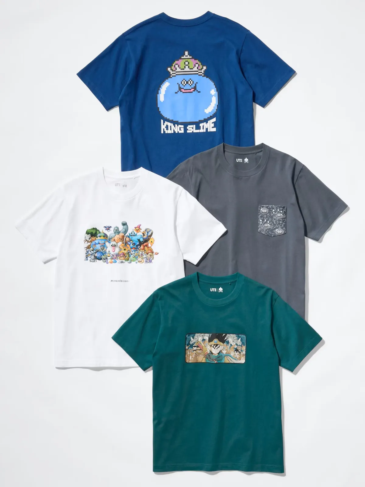ユニクロのUT『ドラクエ』初コラボでＴシャツ公開　メタルスライム＆はぐれメタルの柄など用意