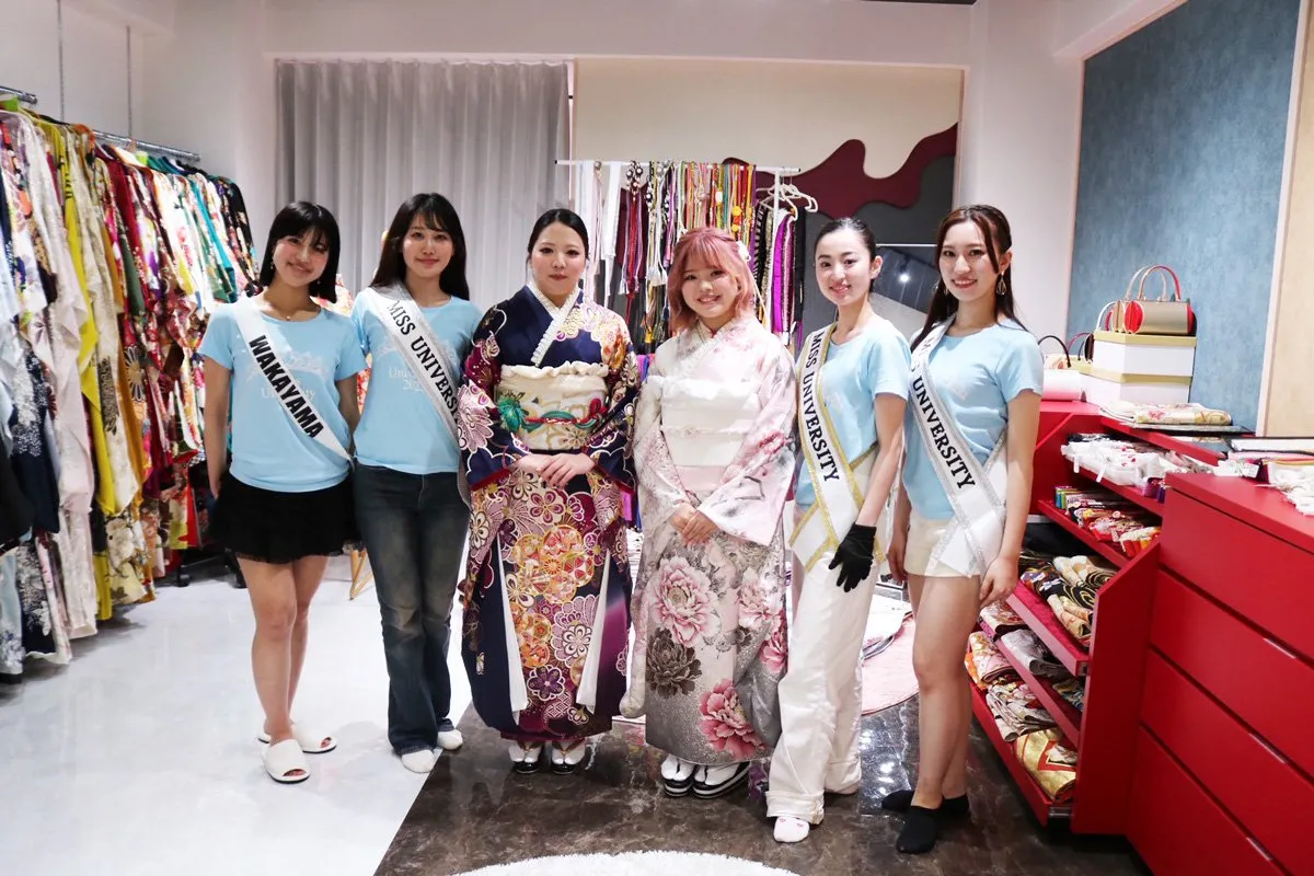 大学ミスコン「ミスユニバーシティ2025」、#振袖gram那覇店との連携で沖縄・那覇市で児童養護施設出身の新成人へ振袖撮影体験とアルバムを寄付