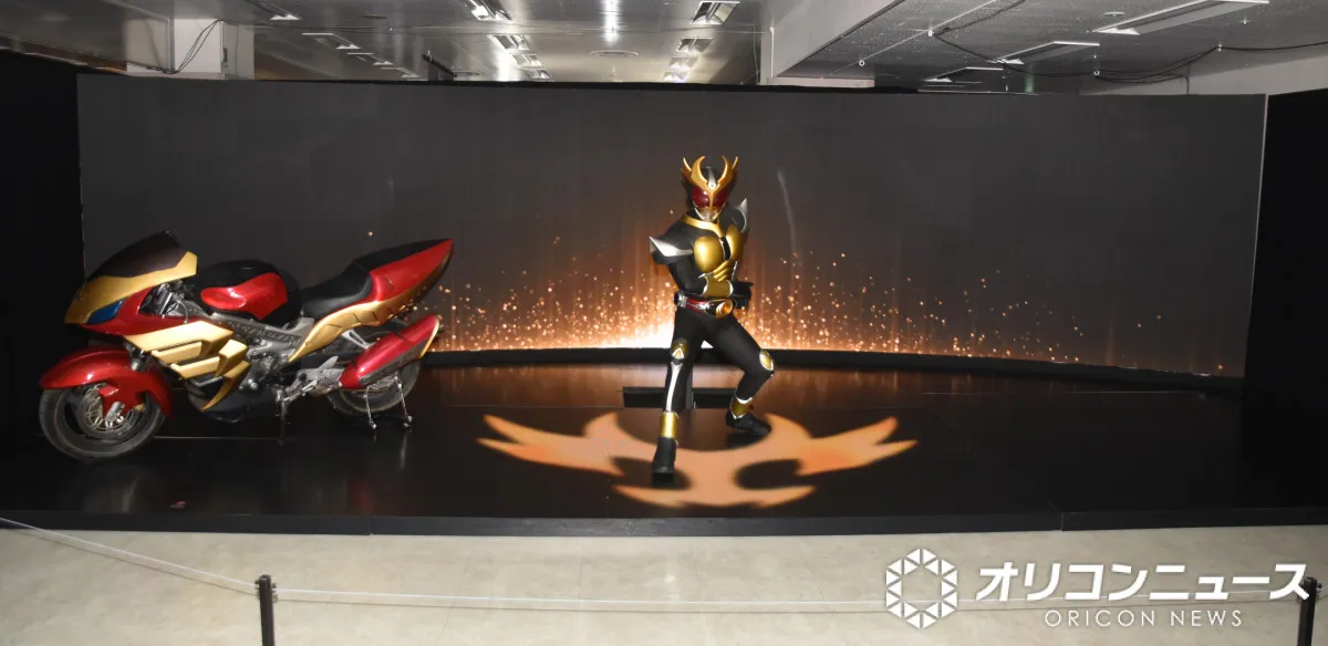仮面ライダーアギト25周年記念『真アギト展』内覧会　仮面ライダーアギト＆G3＆ギルス＆アナザーアギト立像が展示
