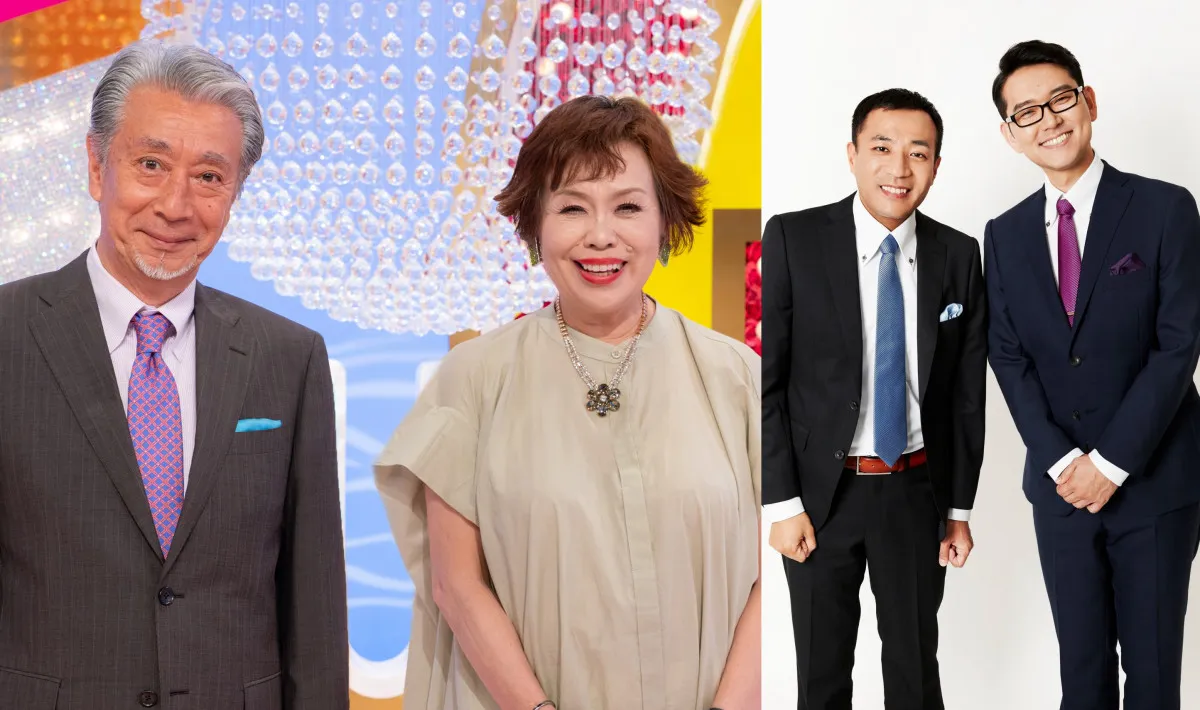 ナイツ×上沼恵美子＆高田純次、6年ぶりに対面　塙は上沼と2021年M-1審査員以来の共演【意気込みコメント】