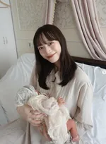 モデルの由布菜月、第1子出産！赤ちゃんの写真投稿　「計画帝王切開で」夫はサッカー日本代表の上田綺世