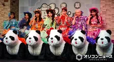 CANDY TUNE、特別仕様パンダカーと一緒に開園宣言　立花琴未は“湯切りネキ”パフォもまさかの失敗