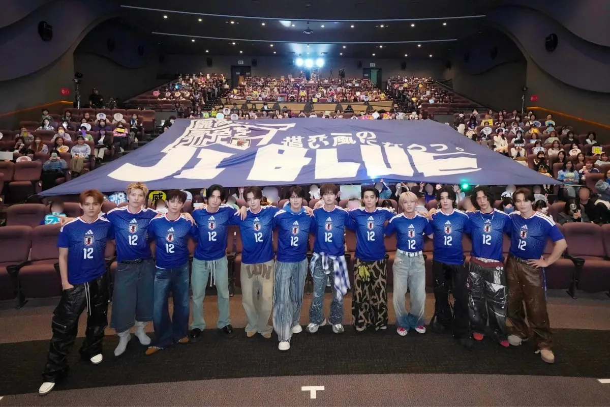 JI BLUE、サッカー“レベチ度”で三つ巴の戦い「昨日の12時まで…」　MV先行上映「夢いっぱいです」