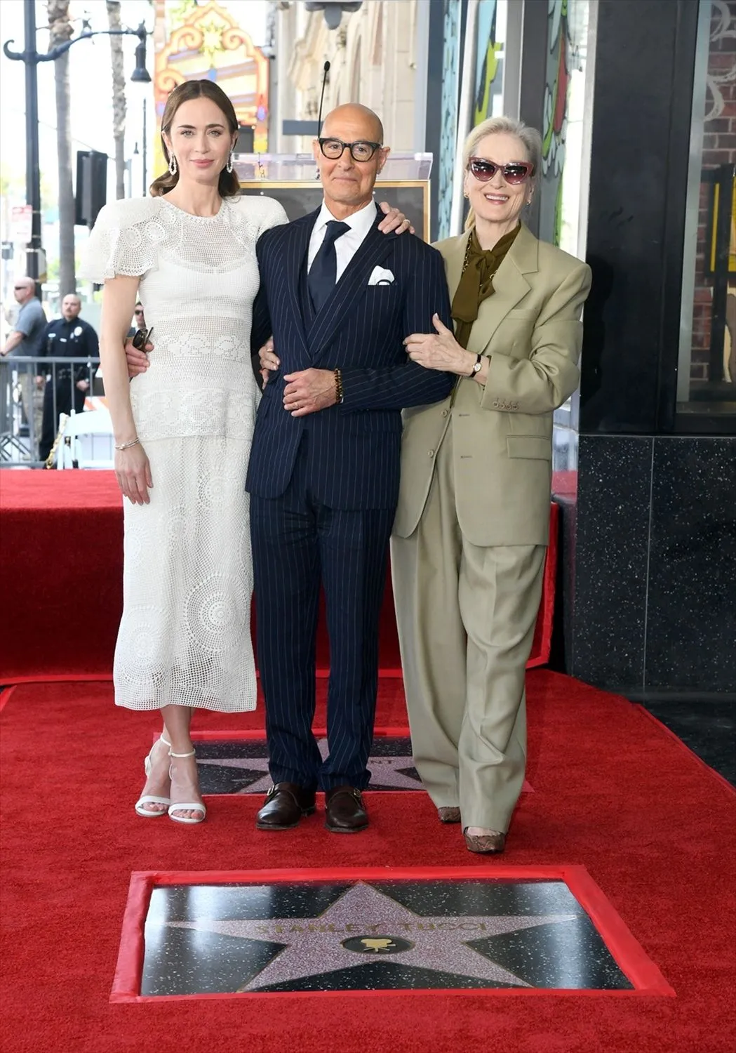 エミリー・ブラント＆スタンリー・トゥッチが殿堂入り　『プラダ』コンビを豪華俳優陣が祝福