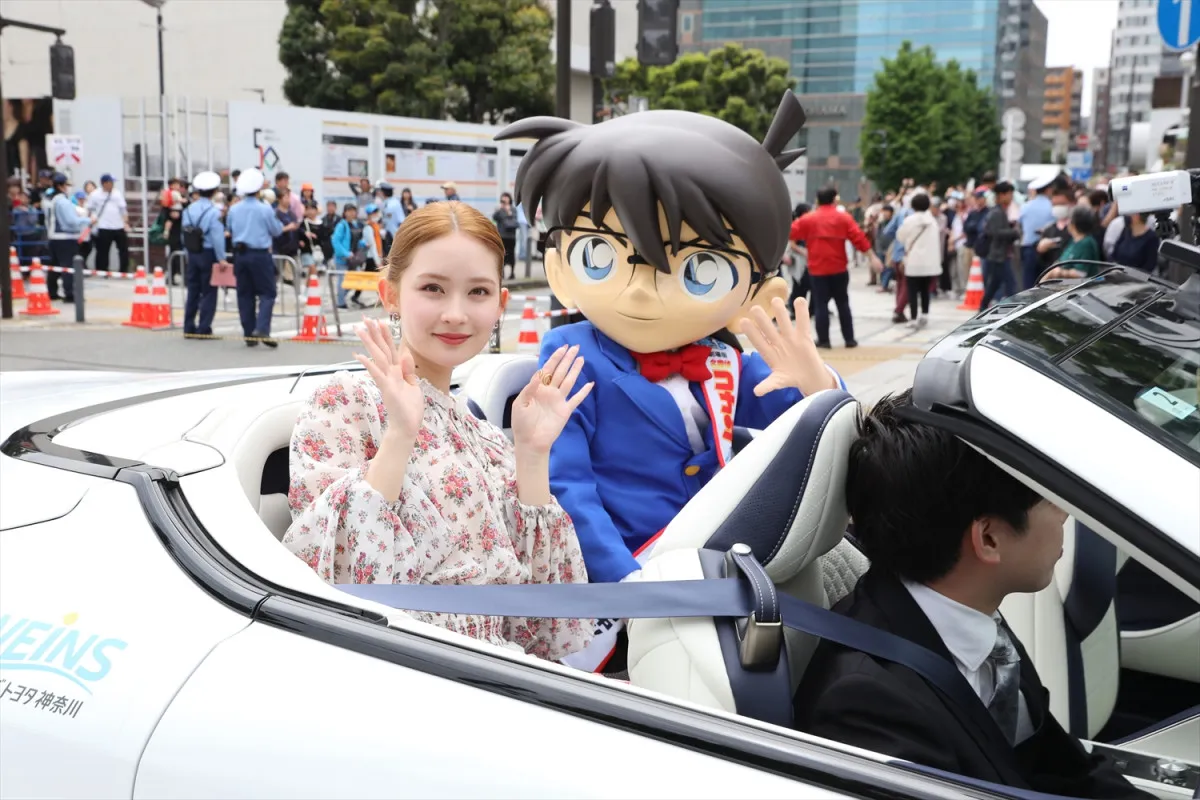 劇場版『名探偵コナン ハイウェイの堕天使』興収93.1億円突破　GWの横浜が熱狂“コナン一色”に