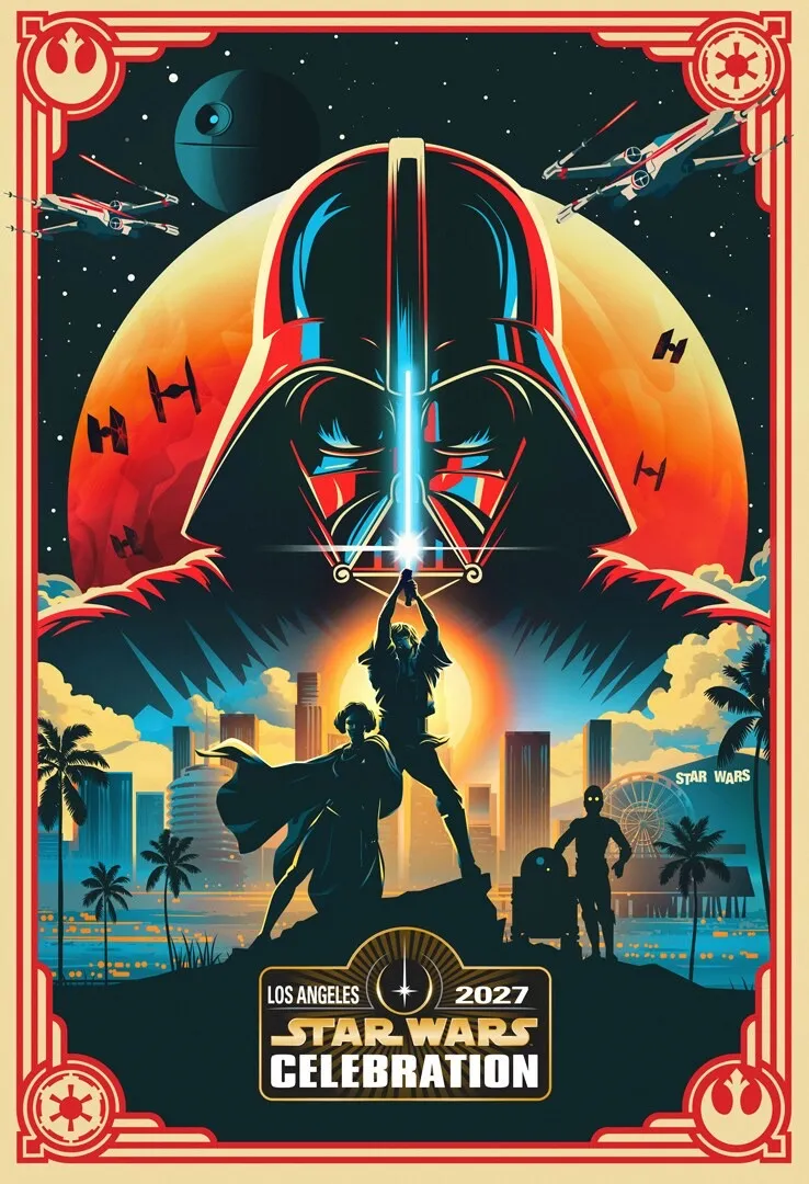 「スター・ウォーズ」50周年を祝う公式ファンイベント、キーアート解禁　2027年LAで開催