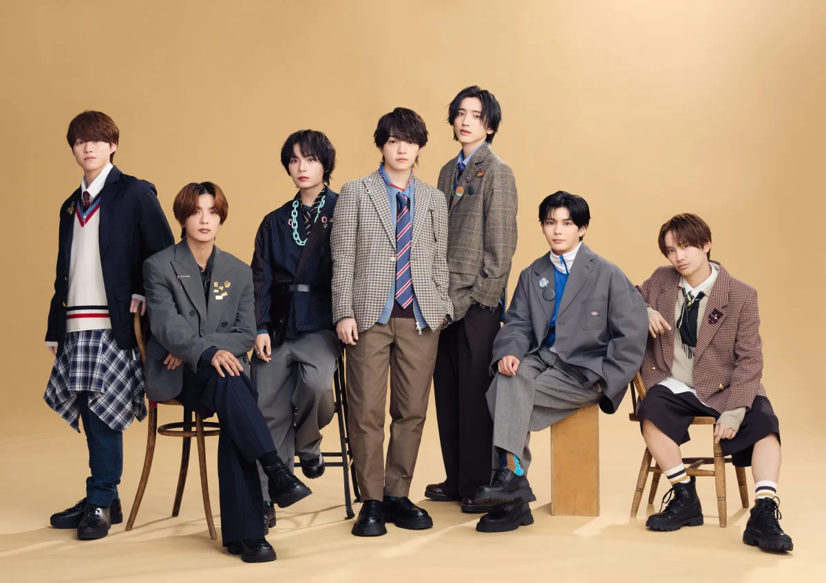 なにわ男子、新曲「ビーマイベイベー」先行配信が開始　高橋恭平主演の映画『山口くんはワルくない』主題歌