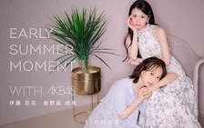 AKB48伊藤百花＆倉野尾成美、riendaイメージモデルに起用　「女神ワンピース」を纏った初夏を感じるLOOKが完成