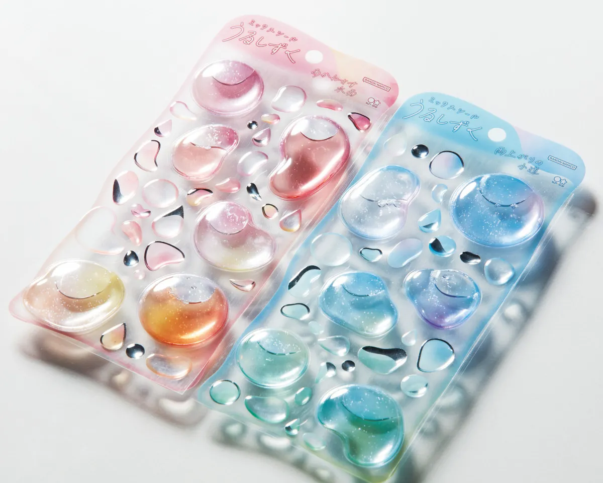 “うるうる×キラキラ”が楽しめる新感覚シール『うるしずく』発売　“しずく”のような透明感あるデザインが魅力