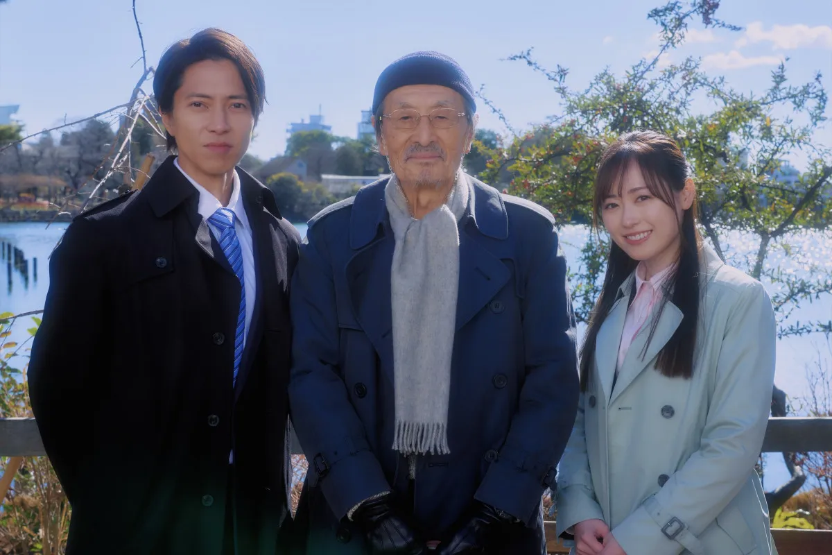 山下智久、『クロサギ』以来の師・山崎努との長年の約束果たす　『正直不動産』メイキング写真解禁