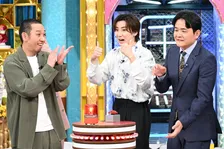 京本大我、苦手な早押しクイズに奮闘　「ペヤング」を食べながらボケに便乗