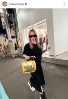 第2子妊娠中の倖田來未、鮮やかピンクヘアの近影公開「妊婦と思えない細さ」「キレイすぎる」とファン驚き