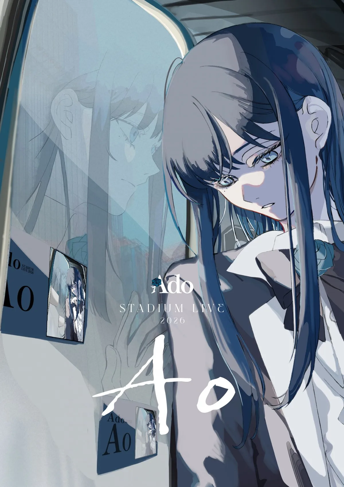 Adoの日産スタジアム公演、タイトルが『Ao』に決定　ORIHARA描き下ろしキービジュアルも公開