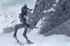 マンダロリアン＆グローグーがAT-ATと激突　『スター・ウォーズ／帝国の逆襲』彷彿の雪山戦本編映像解禁