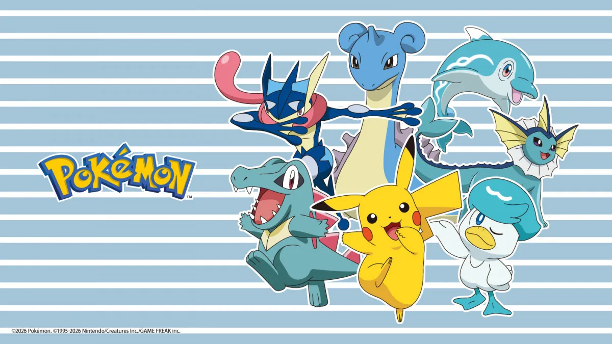 【きょうから】ジーユー、ポケモンとコラボアイテム5・22発売　親子で“夏のリンクコーデ”提案