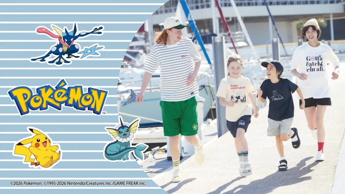【きょうから】ポケモン『GU』Tシャツ発売開始　テーマは夏の海でマリンルックな柄