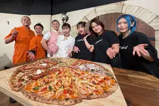 世界一の称号を獲得した名店の直径1メートルの巨大ピザ…　爆食リベンジマッチを放送　22日『デカ盛りハンター』