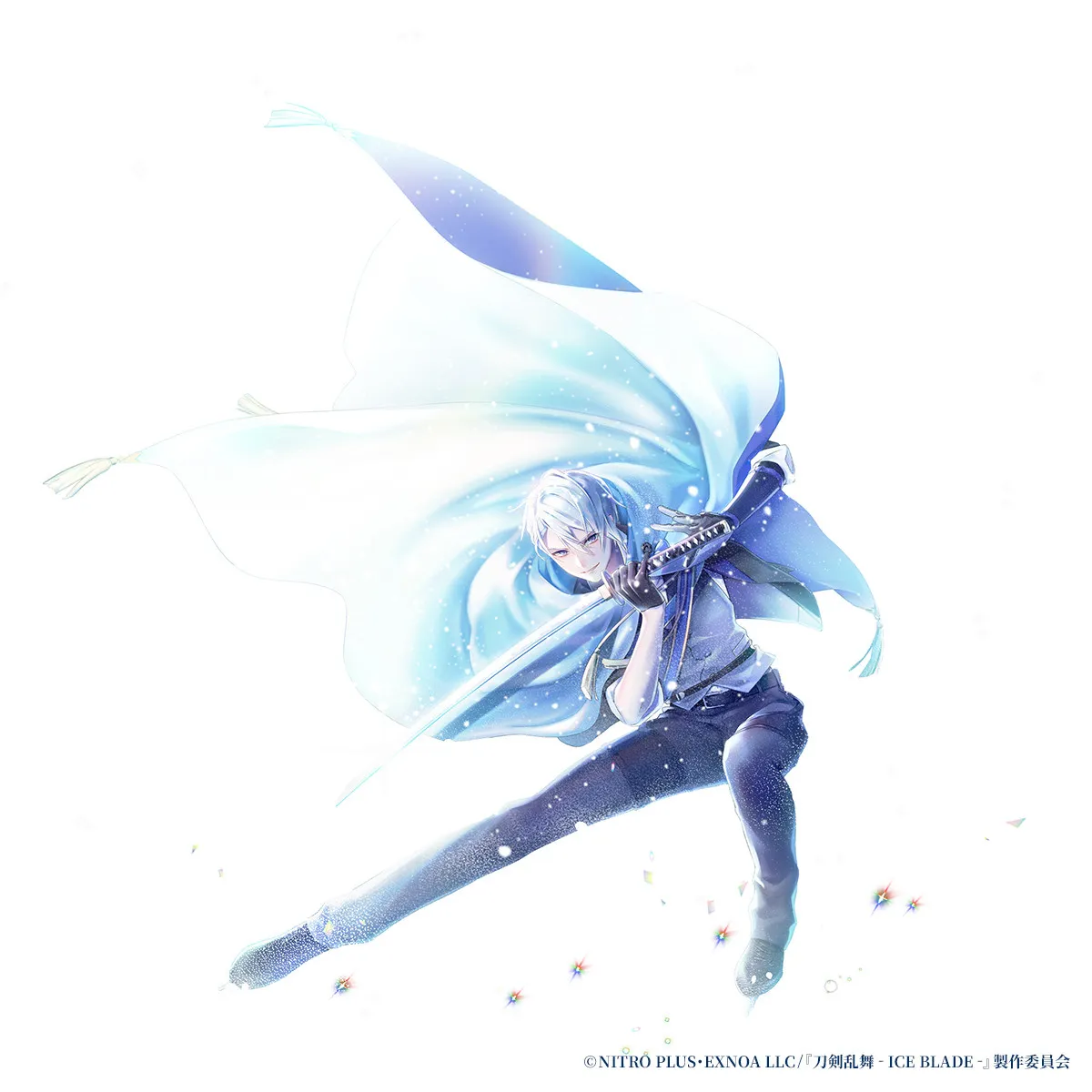 アイススケートショー『刀剣乱舞』、“山姥切長義”描き下ろしビジュアル公開　本歌の矜持を胸に銀盤へ