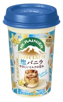 マウントレーニアから「塩バニラ味」登場、芳醇バニラと塩の後味が広がる夏ラテ