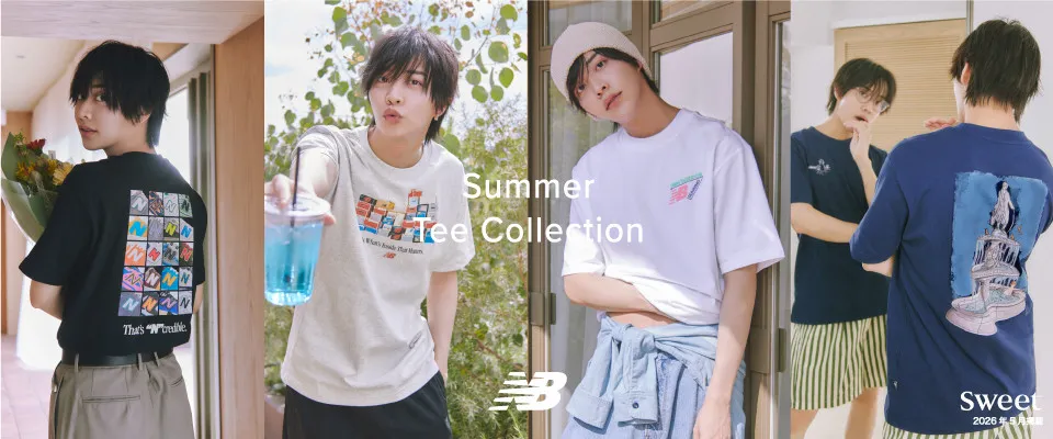 IMP.松井奏と過ごす”妄想夏デート”　さまざまなシーンにフィットするTシャツコーデを提案