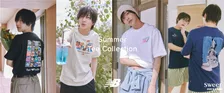 IMP.松井奏と過ごす”妄想夏デート”　さまざまなシーンにフィットするTシャツコーデを提案