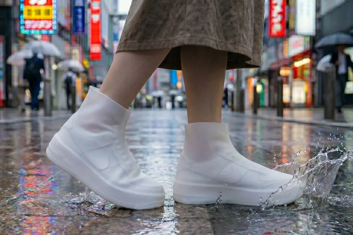 「朝は晴れてたのに…」帰り道の靴びしょびしょを防ぐ、梅雨の時期のバッグに入れておきたいシューズカバー