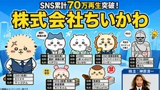 「株式会社ちいかわで理想の経営組織図を作るなら？」累計70万再生突破　ハチワレ“副社長”が1日不在で生じるリスクに「リアルすぎる」の声
