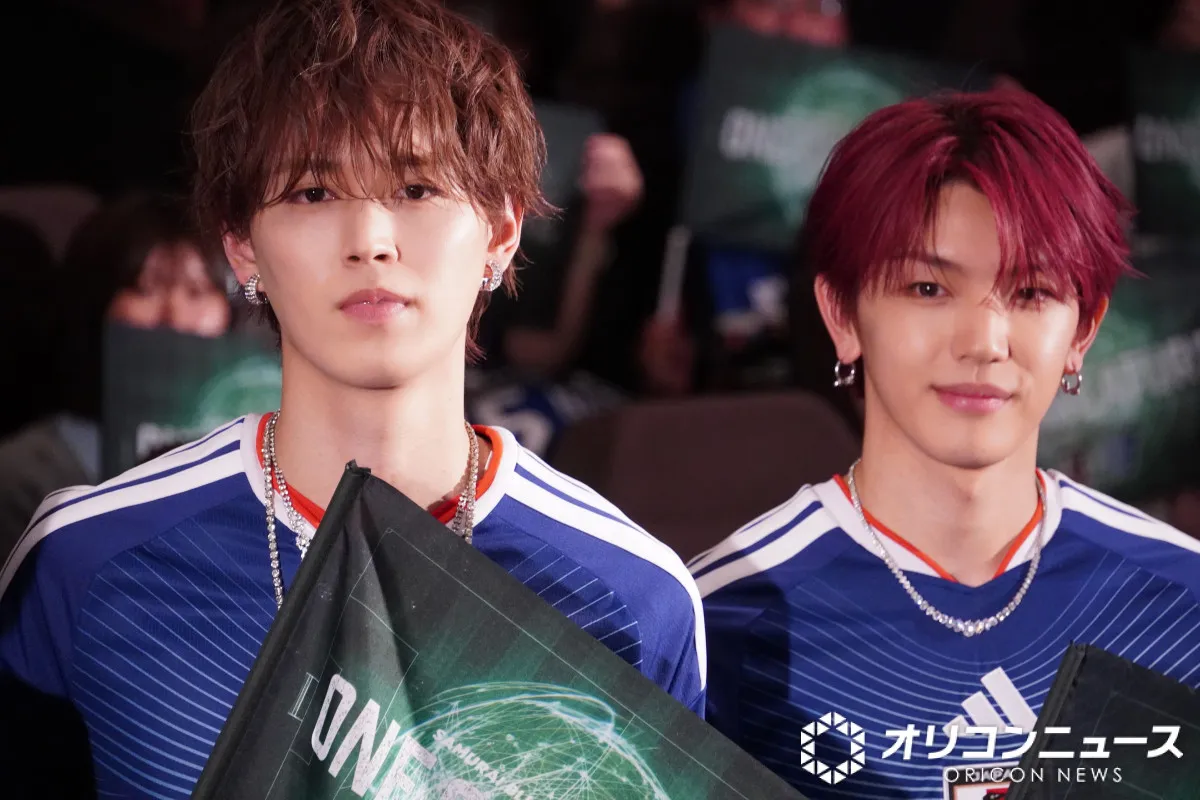 JI BLUE白岩瑠姫＆高塚大夢、サッカー日本代表から“チームワーク”学ぶ「絶対に1人で戦って勝てるわけじゃない」
