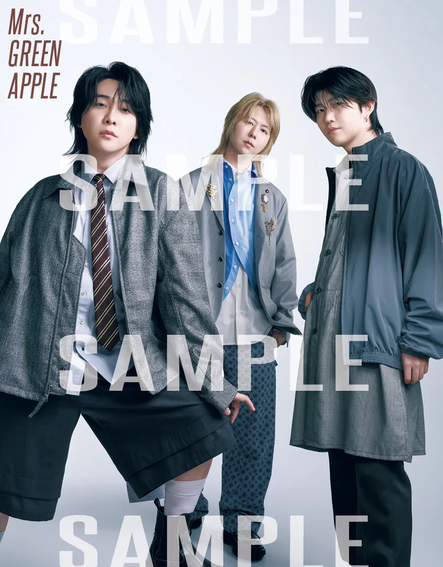 Mrs. GREEN APPLE、『non-no』付録のショット公開　5月発売の登場号が「異例の重版」決定